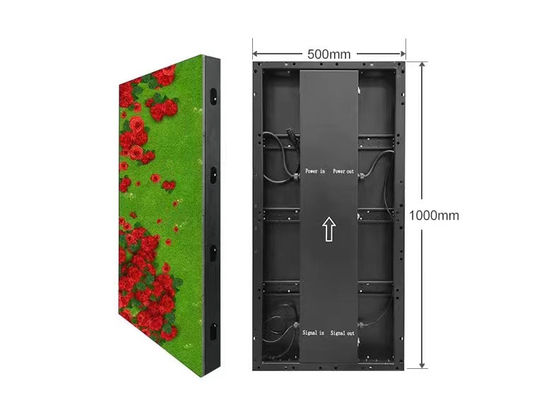 IP68 светодиодный экран на полу Плитка светодиодный экран на земле P3.91 500x1000mm 1920hz 2tons давление