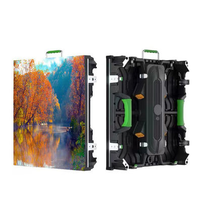 1920hz P2.604 500x500mm Внутренний арендованный светодиодный экран 90 градусов