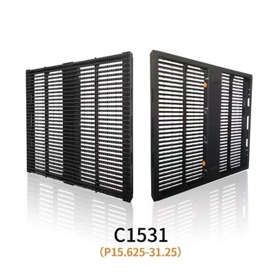 LED Прозрачный экран P3.91-7.82mm 3840hz сетка LED экран 1000*500mm Внешний